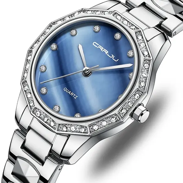 CRRJU 2195 New Arrive Luxury Casual Waterproof Quartz Women Watch – View 2