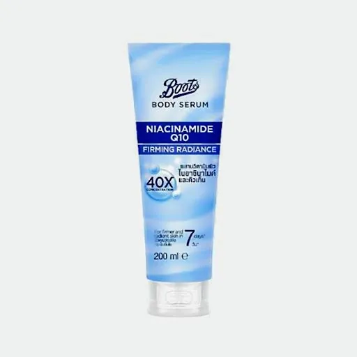 Boots Niacinamide Q10 Firmin Radiance Body Serum 200ml – View 1