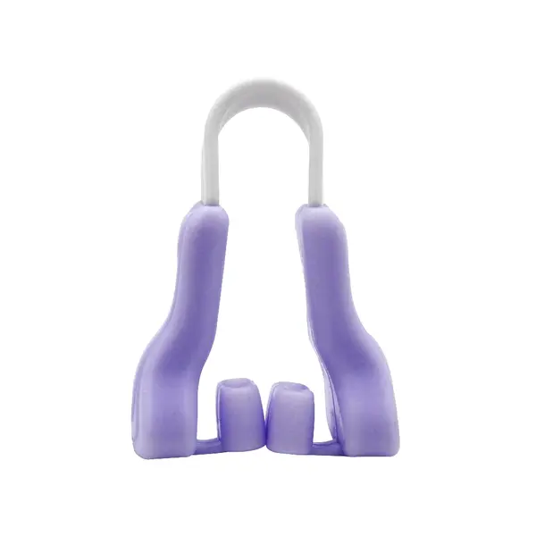 Silicone Nose Clip Corrector Device Bridge Nose Shapers – Color: Purple – View 2