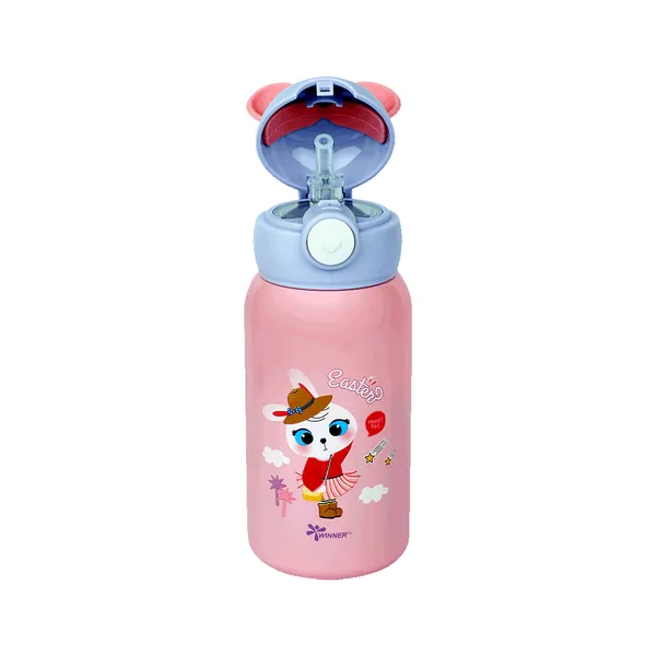 Thermo Kids Travel Flask Hot for 6 hours For-500 ML – Capacity: 500 ml, Color: Pink – View 2