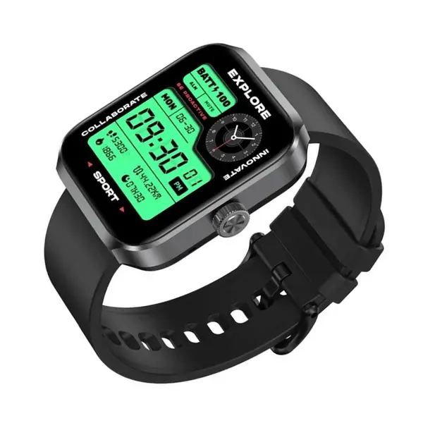 Zeblaze Beyond 3 Plus GPS AMOLED Display Smartwatch – Color: Black – View 3