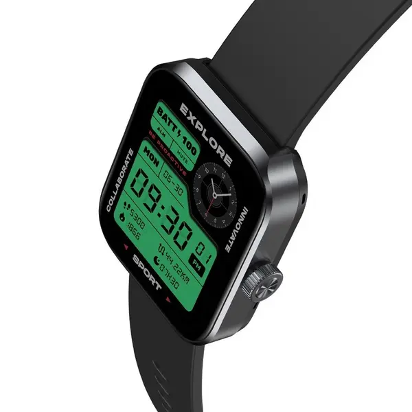 Zeblaze Beyond 3 Plus GPS AMOLED Display Smartwatch – Color: Black – View 4