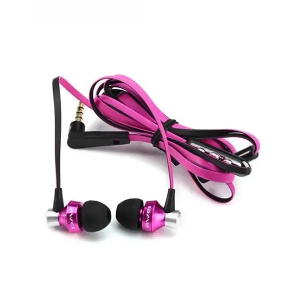 Awei S950vi Noise Cancellation 3.5mm Wired Earphone – Color: Pink – View 2