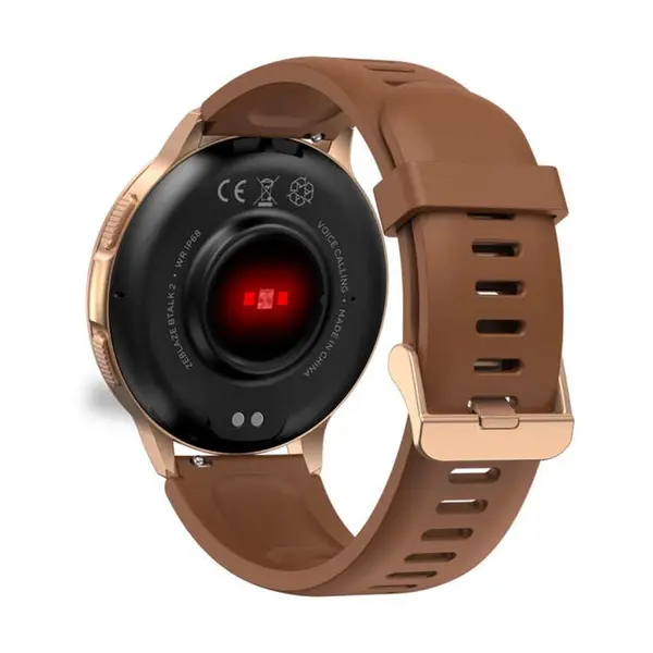 Zeblaze Btalk 2 Bluetooth Voice Calling Smartwatch – Color: Brown – View 3