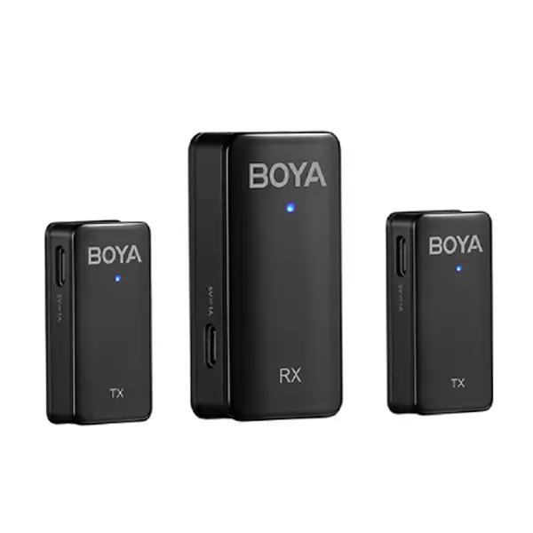 Boya BY-Wmic5-M2 2.4GHz Dual-Channel Ultracompact  Wireless Microphone  – View 1