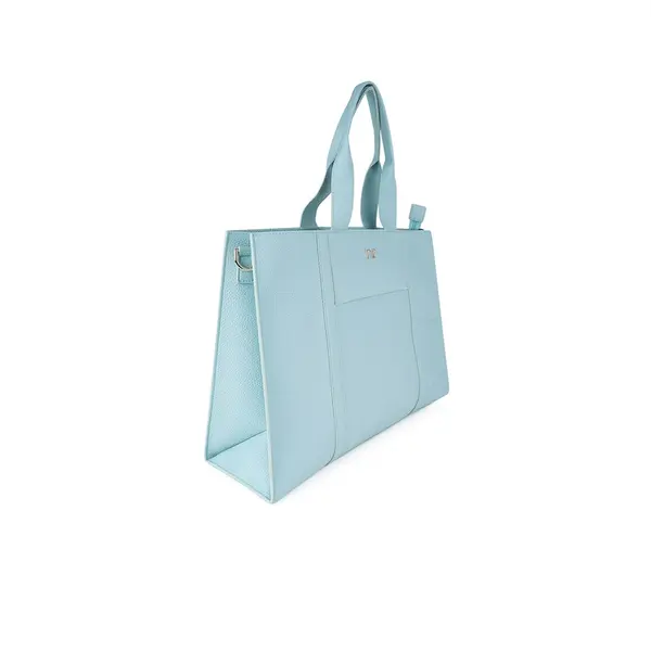 Nino Rossi 0756CA54 Ultra-spacious Design Ladies Hand Bag – Color: Blue – View 2