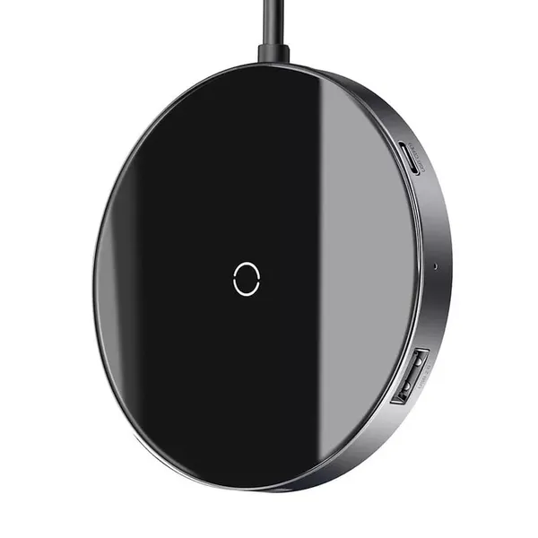 Baseus WXJMY-0G Circular Mirror Wireless Charger HUB – View 2