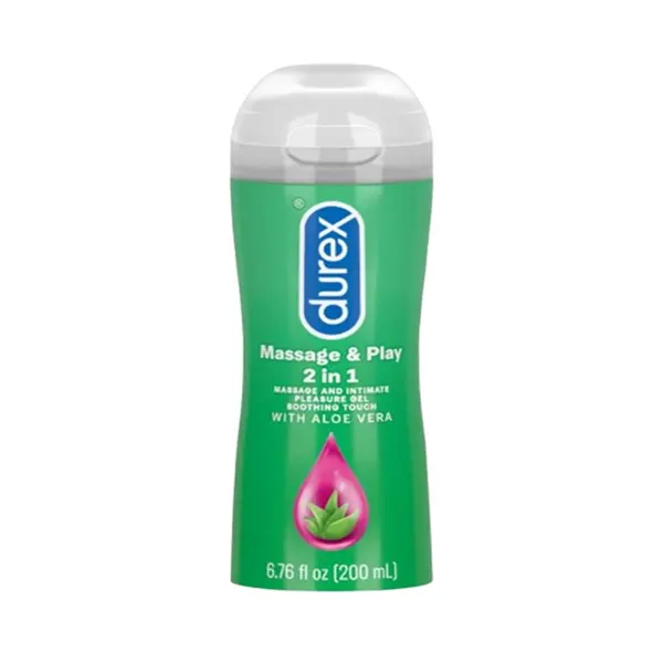 Durex Massage Lube Aloe Vera 200ml – Water-Based – View 1