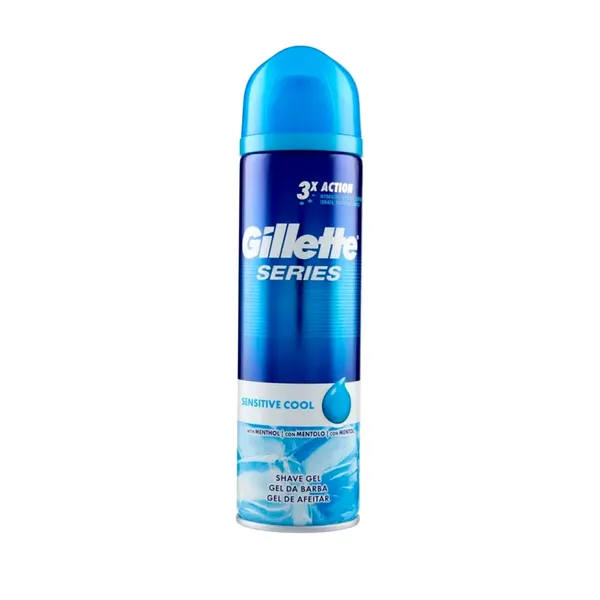 Gillette Series Sensitive Cool shave gel for male 200 ml  – View 2