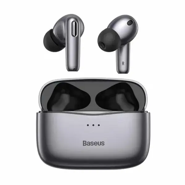 Baseus SIMU S2 Hybrid ANC True Wireless Earphones – Color: Gray – View 1