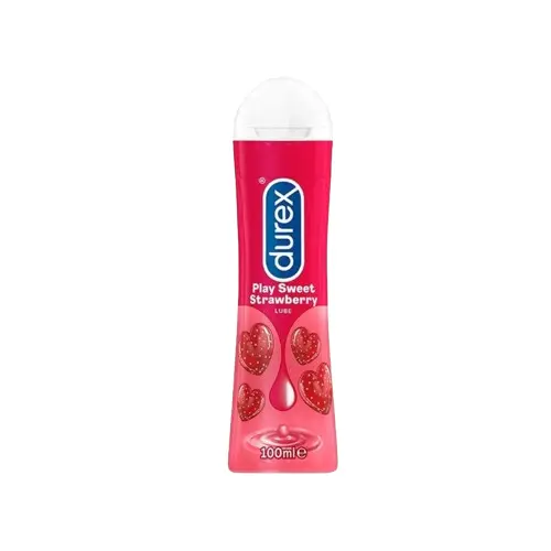Durex Play Sweet Strawberry Flavoured Lubricant Gel 100ml – View 1