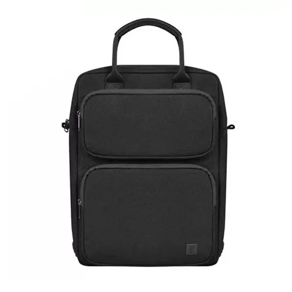 WIWU 14.2 inch Alpha Vertical Double Layer Laptop Bag – Color: Black – View 1