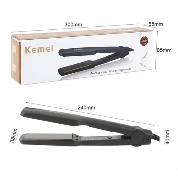 Kemei KM-329 Electric Iron Hair Straightening for Women – View 4