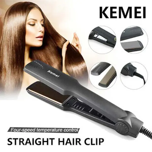 Kemei KM-329 Electric Iron Hair Straightening for Women – View 3