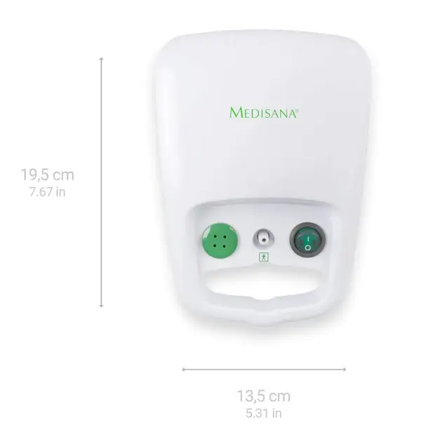 Medisana IN 500 inhaler & compressor nebulizer with mouthpiece – View 2