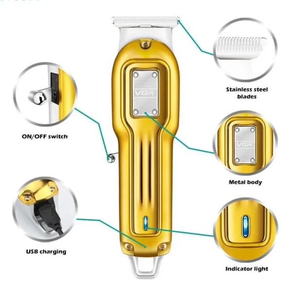 VGR V-919 Professional T-Blade Trimmer – View 2