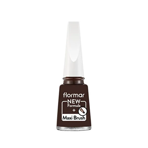Flormar Nail Enamel Maxi Brush 514 Bitter Cocoa Nail Polish – View 1