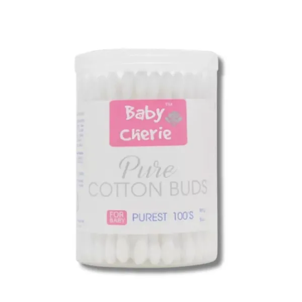 Cherien Plastic Stick Pure Cotton Buds 100Pcs Attractive Box  – View 1