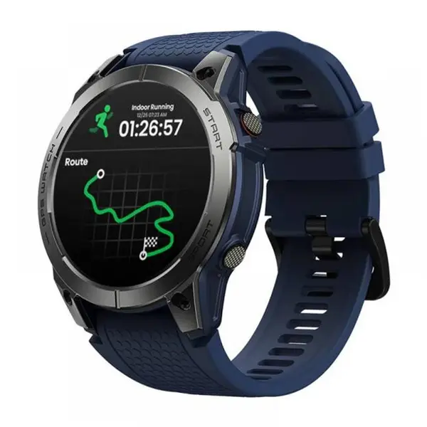 Zeblaze Stratos 3 Pro AMOLED Display Smartwatch – Color: Blue – View 2