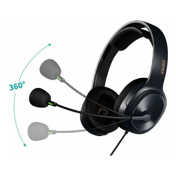 Edifier K6500 Black Over-Ear Wired Headphone – View 5
