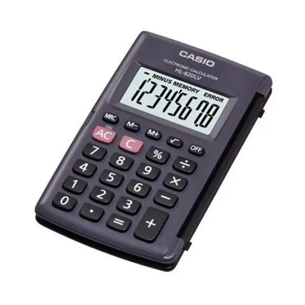 Casio HL-820LV 8 digits Portable Type Basic Calculator – View 2