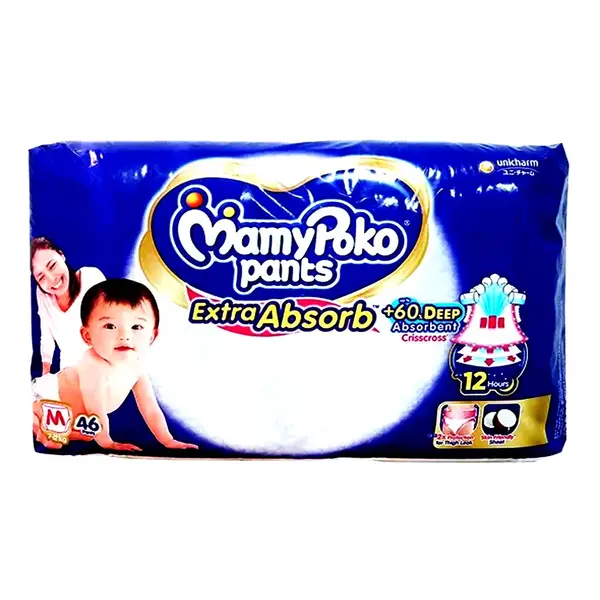 MamyPoko Pants Finding The Perfect Fit Leak Proof Baby Diaper – Quantity: 46 pcs – View 3