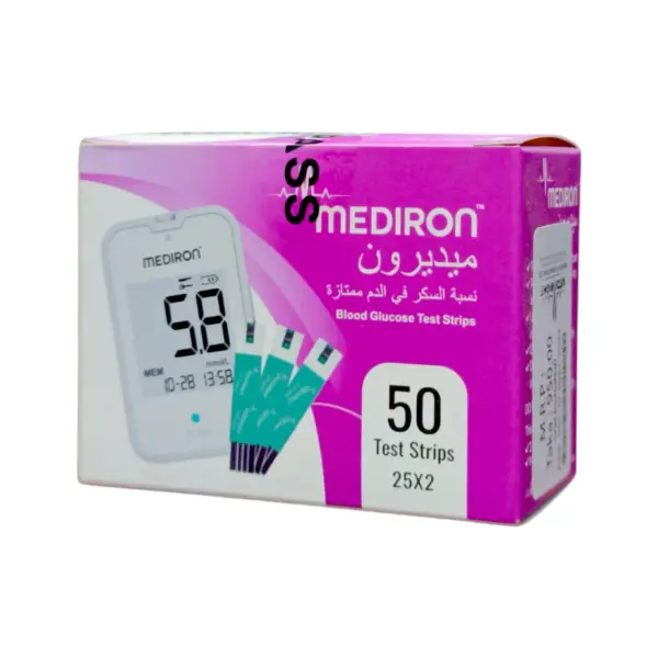 Mediron Accurate Blood Glucose Test Strip for Diabetic Testing kits – View 4