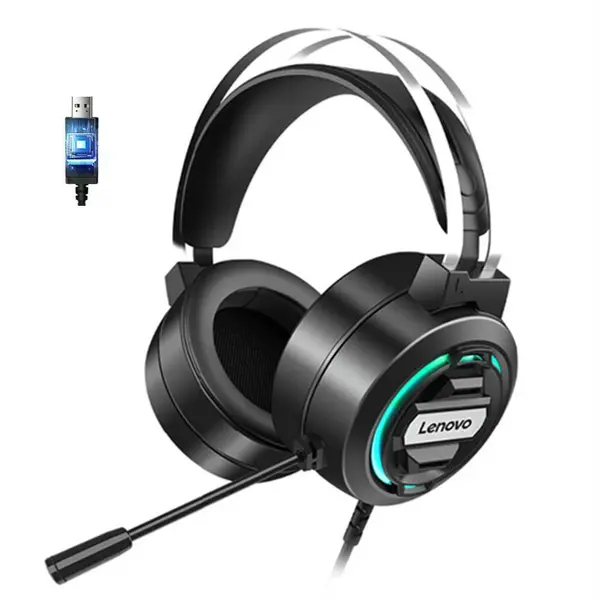Lenovo H401 Gaming Headset Over-ear 3.5mm USB 7.1 Surround Sound – View 3