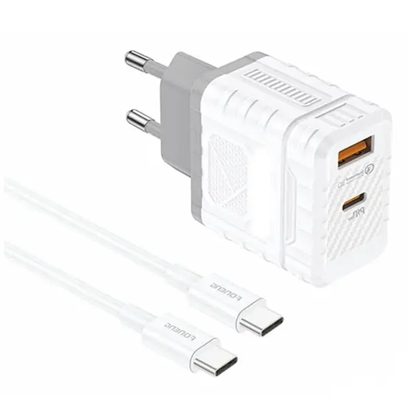Foneng EU61 30W GaN Dual-Port Fast Charger with Type-C Cable – View 3