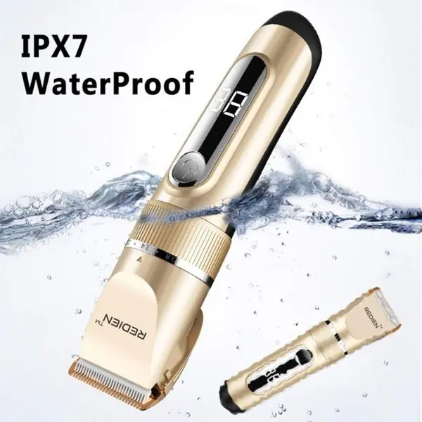 Redien RN-8650 Waterproof Rechargeable AC DC Motor Hair Trimmer – View 2