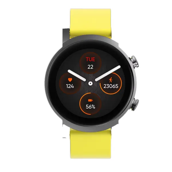 TicWatch E3 Android Wear OS Smartwatch – Color: Yellow – View 2
