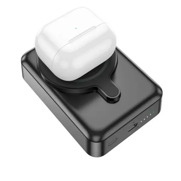 HOCO Q11 10000mAh Expresser 3-in-1 20W Wireless LED Indicator Power Bank – View 2