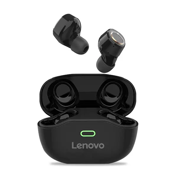 Lenovo X18 TWS Waterproof Bluetooth Earbuds – Color: Black – View 1