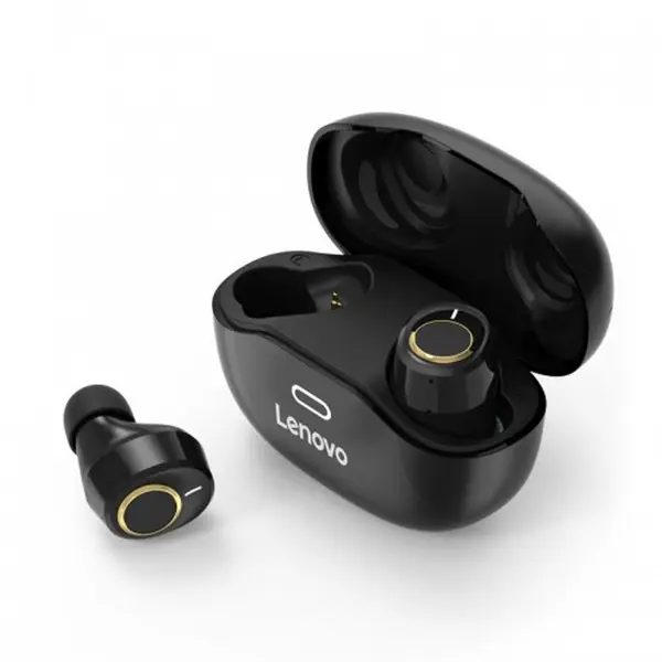Lenovo X18 TWS Waterproof Bluetooth Earbuds – Color: Black – View 2