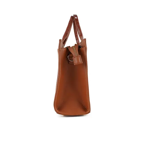Nino Rossi 0755CA61 Women Spacious Interior HandBag – Color: Brown – View 3