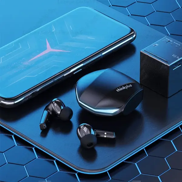 Lenovo GM2 Pro Bluetooth 5.3 True Wireless Earbuds – Color: Black – View 4