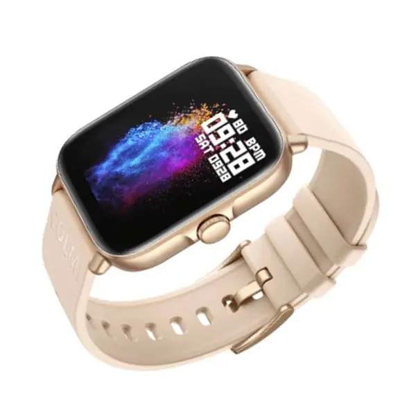 COLMI P28 Plus IP68 Waterproof Smart Watch – Color: Gold – View 2