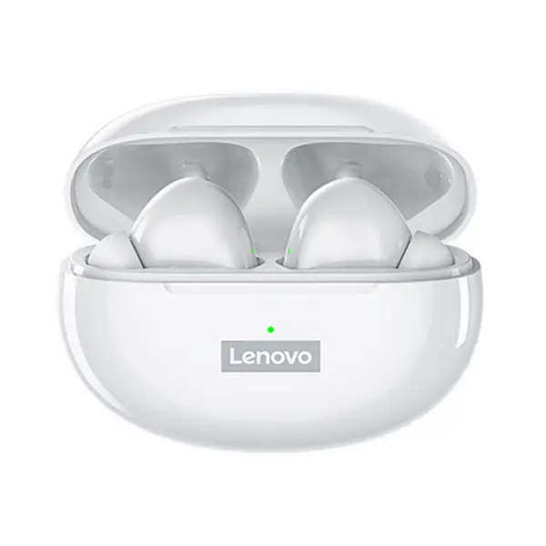 Lenovo LP5 HiFi Music Sports Bluetooth Earbuds – Color: White – View 3