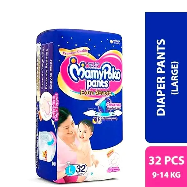 MamyPoko Pants System Leak Proof Baby Diaper – Quantity: 32 pcs – View 2