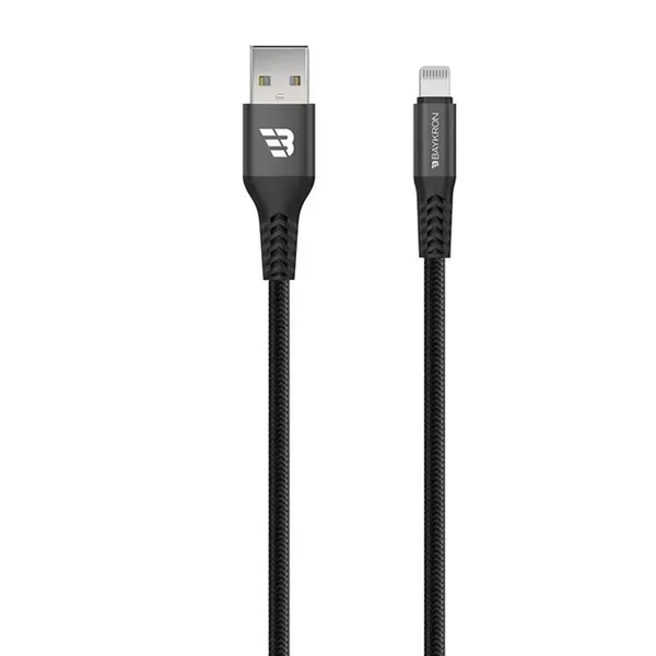 Baykron 1.2M Kevlar-Braided Durable & Fast Charging Lightning Cable – View 1