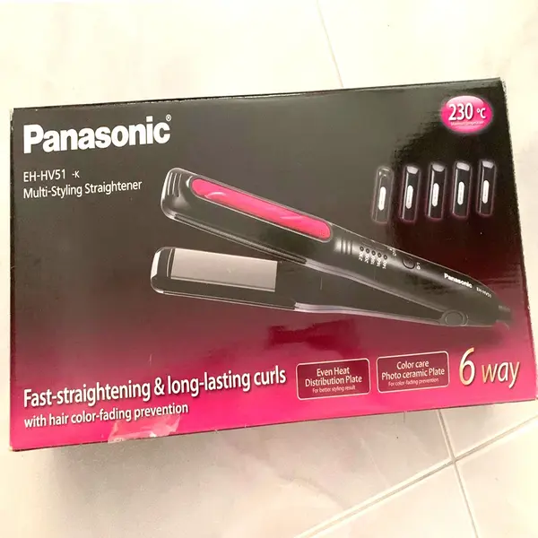 Panasonic EH-HV51 6 Way Multi-Styling Hair Straight & Curler for Women – View 3