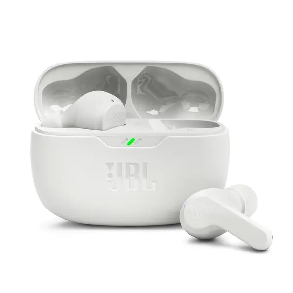 JBL Wave Beam True Wireless Earbuds – Color: White – View 1