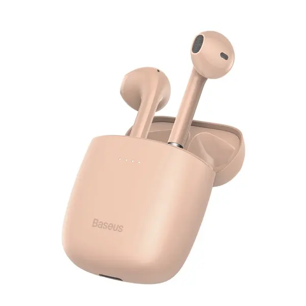 Baseus Encok W04 True Wireless Stereo Earbuds – Color: Pink – View 2