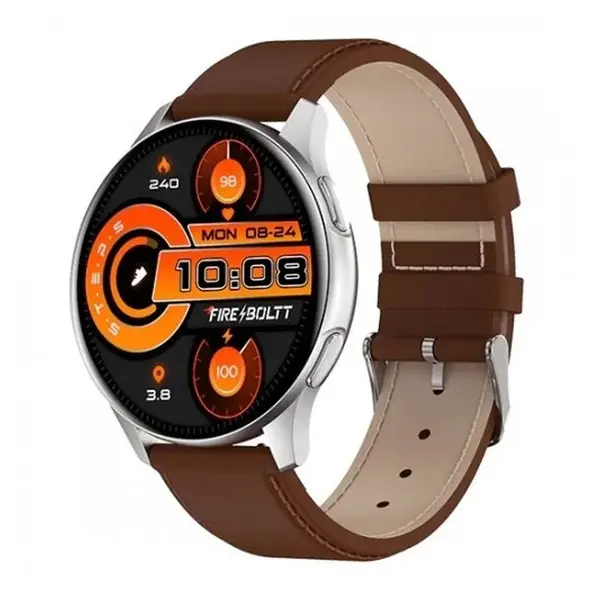 Fire-Boltt Invincible AMOLED Smartwatch – Color: Brown – View 1