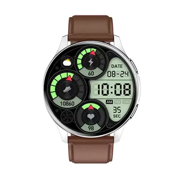 Fire-Boltt Invincible AMOLED Smartwatch – Color: Brown – View 2