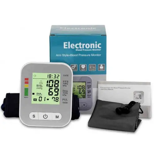Electronic RAK289 Portable LCD Digital Blood Pressure Monitor – View 2