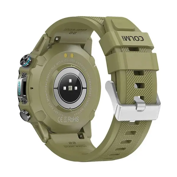 COLMI M42 Bluetooth Calling Smart Watch – Color: Green – View 3