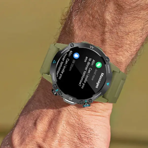 COLMI M42 Bluetooth Calling Smart Watch – Color: Green – View 4