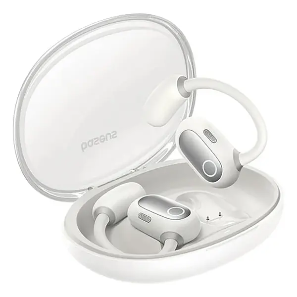 Baseus Eli Sport 1 Open-Ear TWS Earbuds Wireless 5.3 Bluetooth – Color: White – View 1