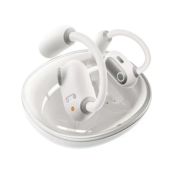 Baseus Eli Sport 1 Open-Ear TWS Earbuds Wireless 5.3 Bluetooth – Color: White – View 2